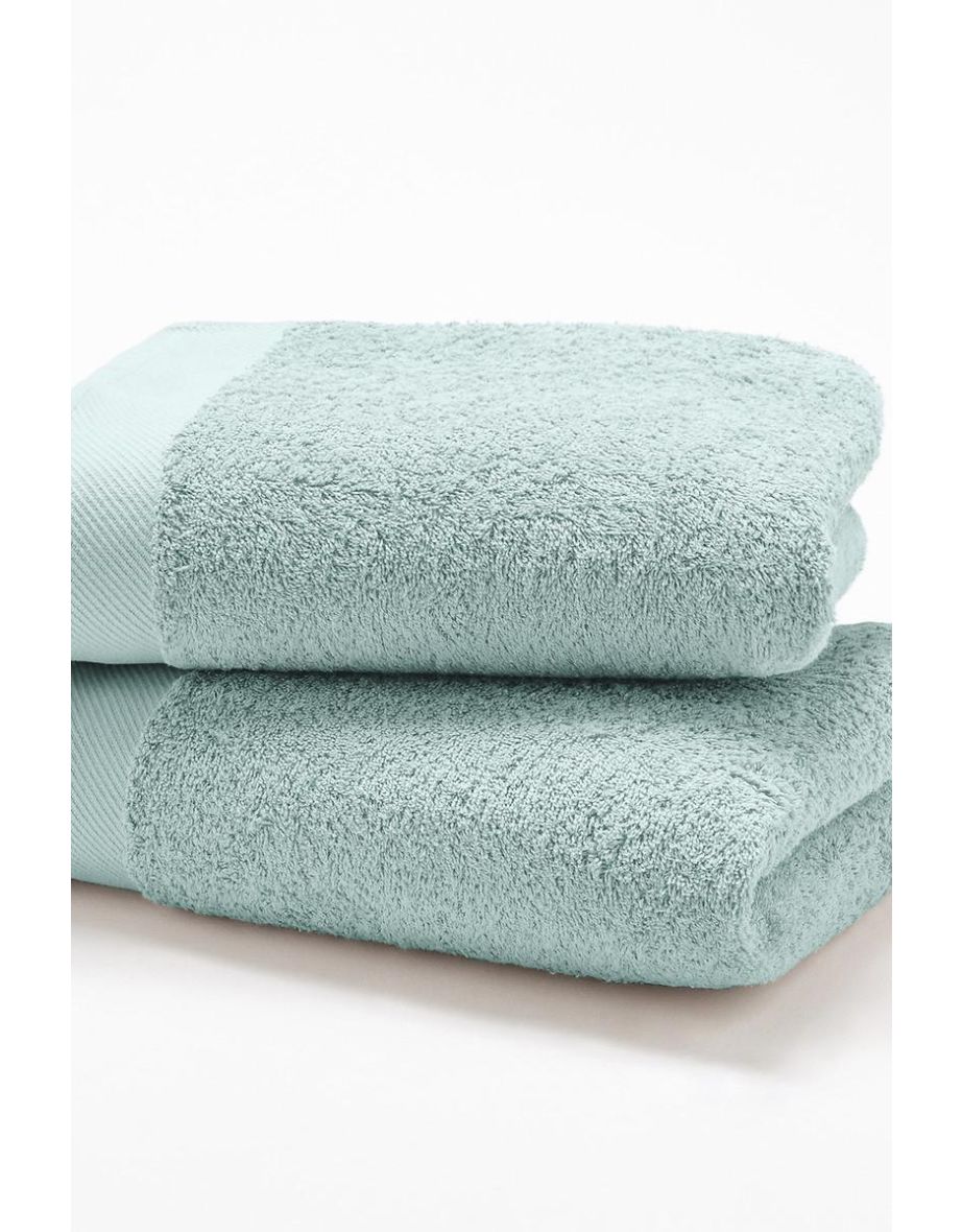 Set of 2 Scenario 100% Cotton Terry Towels