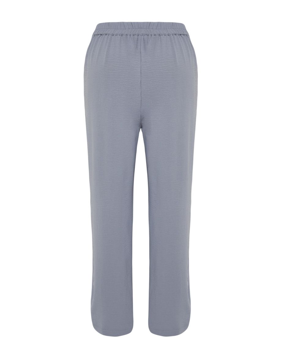 Plus Size Pants - Gray - Loose - 7