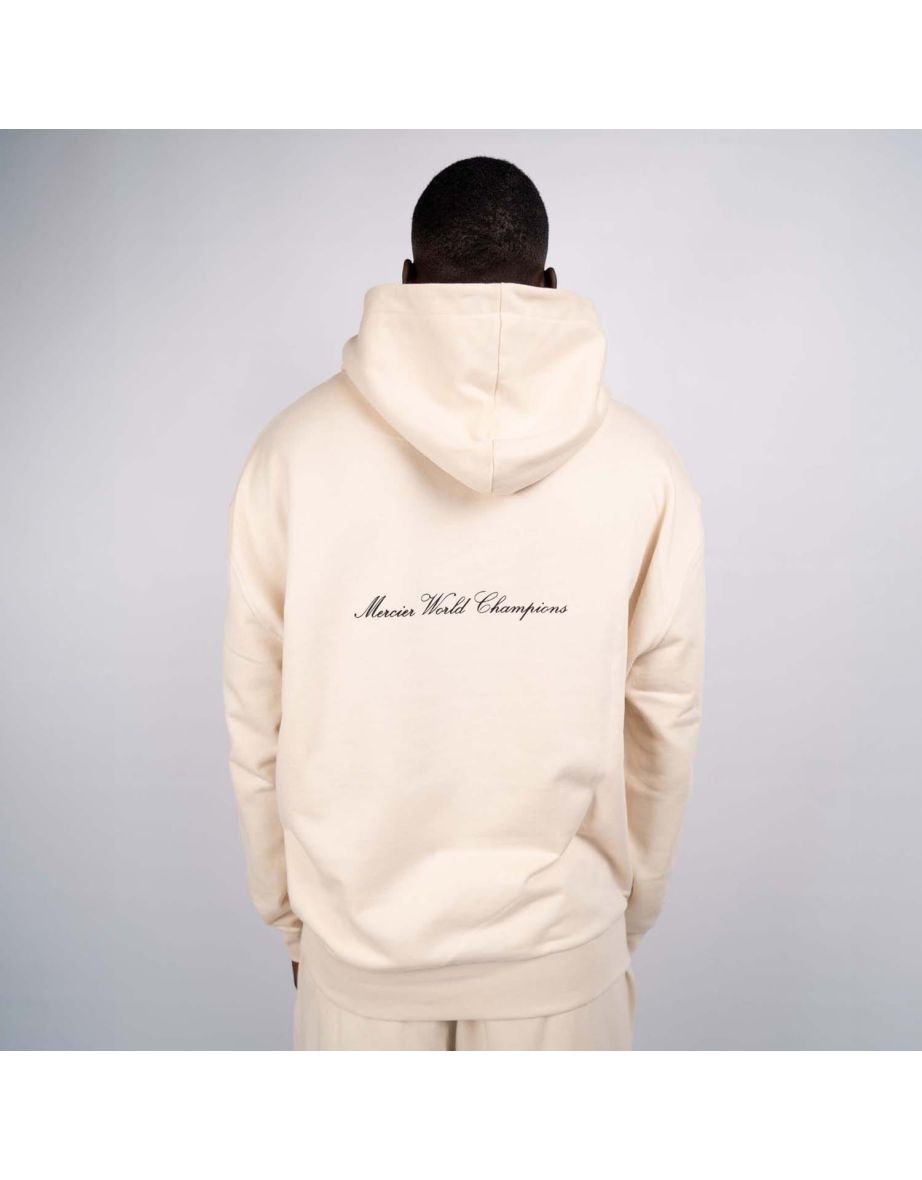 Men's Mercier Champions Ring Hoodie in Cream - 4
