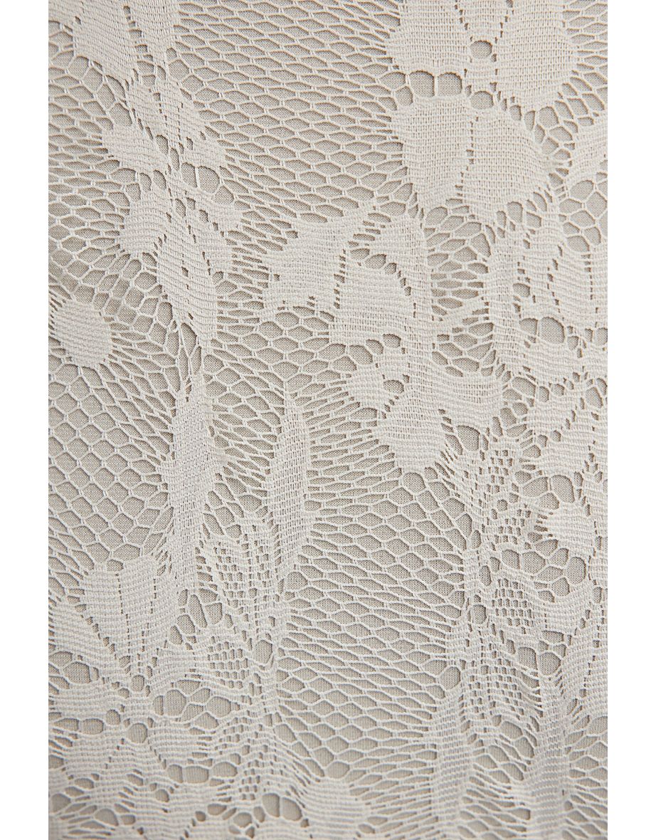 BAT SLEEVE LACE BLOUSE - 5