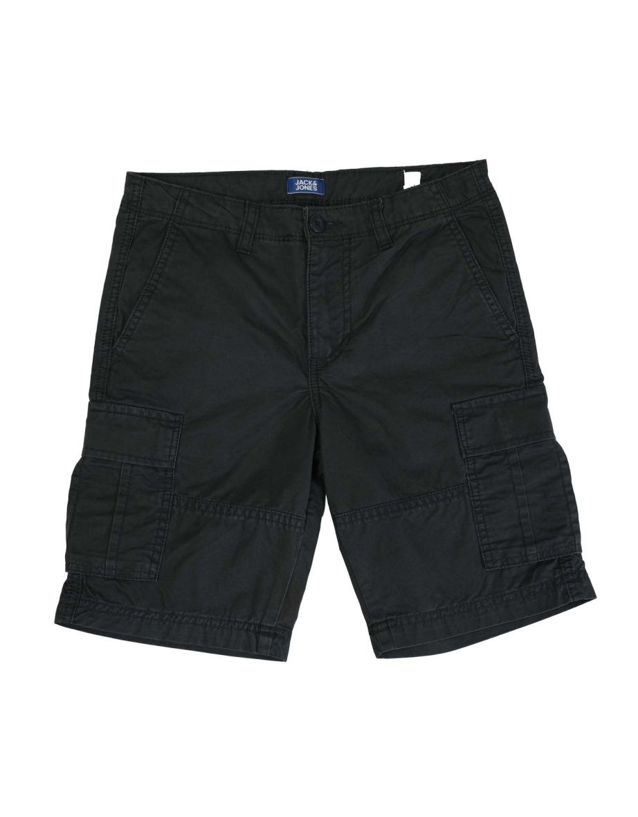 Boy's Jack Jones Zeus Cargo Shorts in Grey