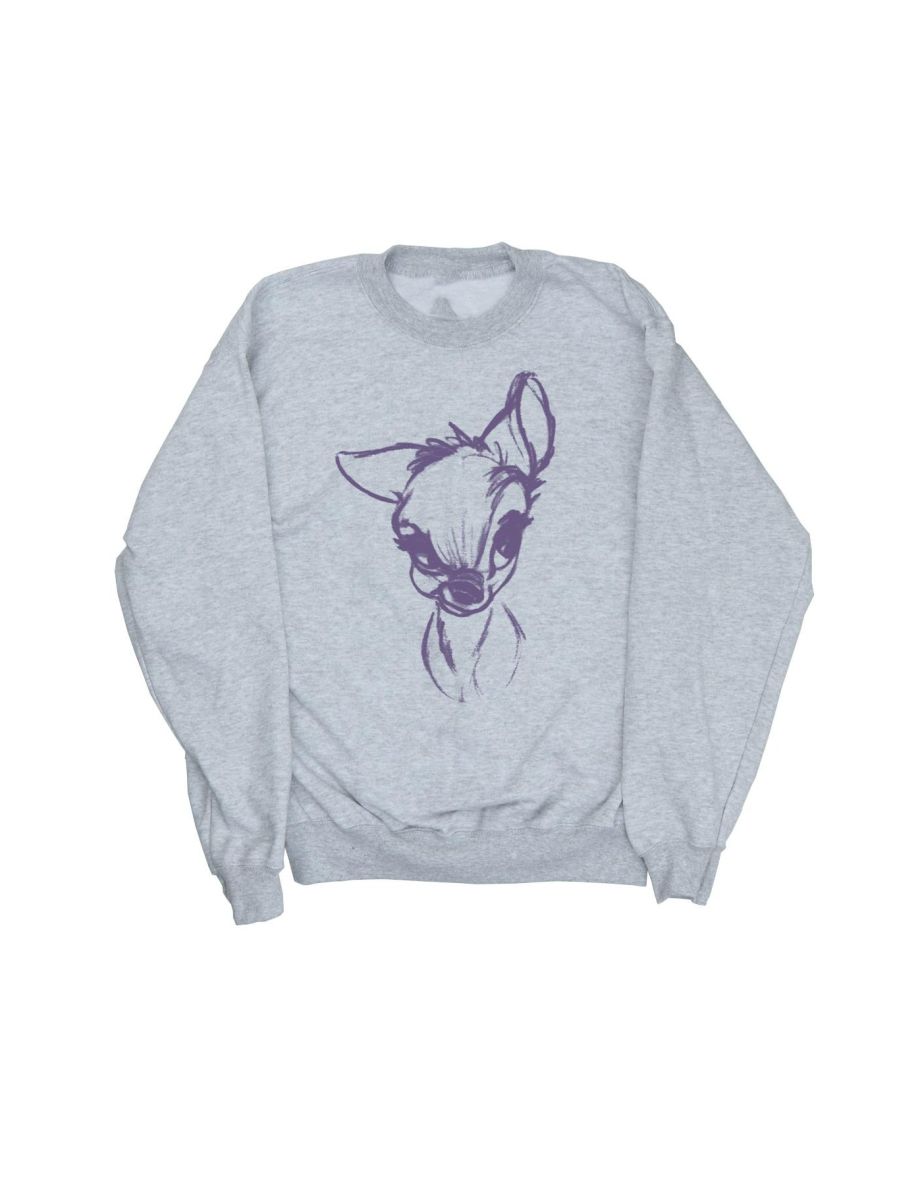 Disney Boys Bambi Mood Sweatshirt - Sports Grey