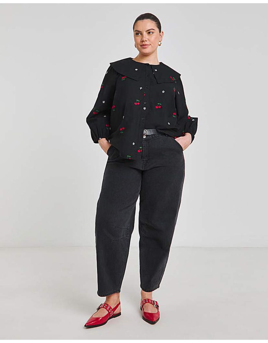 Embroidered Cherry Blouse - 3