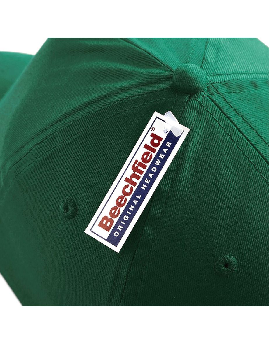 Beechfield Plain Unisex Junior Original 5 Panel Baseball Cap - Bottle - 3