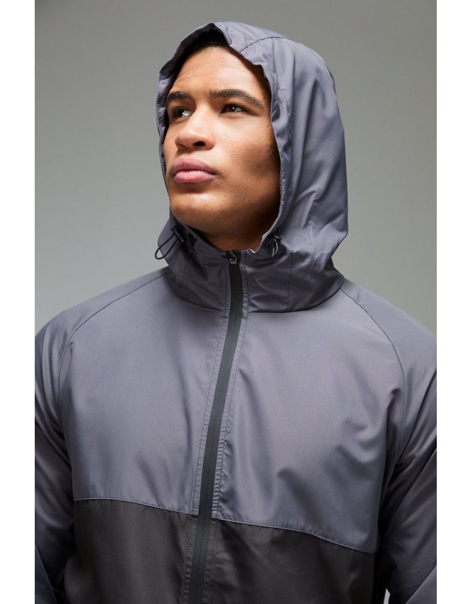 Man Active Ripstop Shower Resist Windbreaker - multi - 2