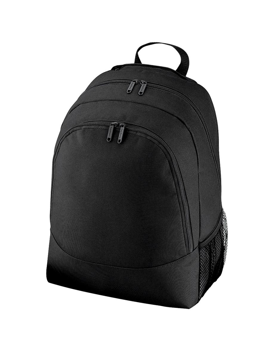 BagBase Plain Universal Backpack / Rucksack Bag (18 Litres) - Black
