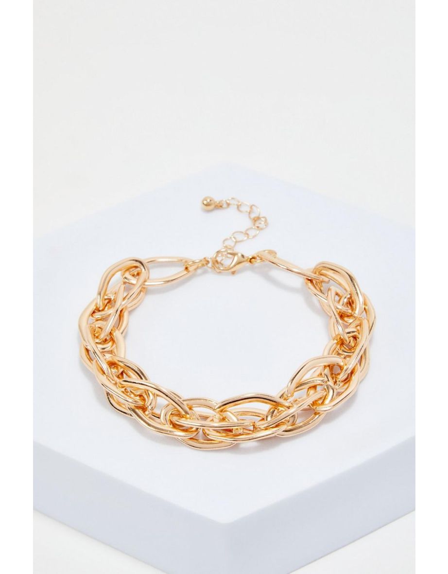 boohooMAN Chunky Chain Bracelet