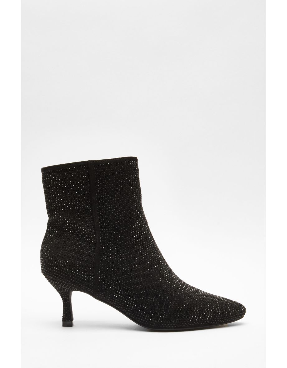 Diamante on sale sock boots