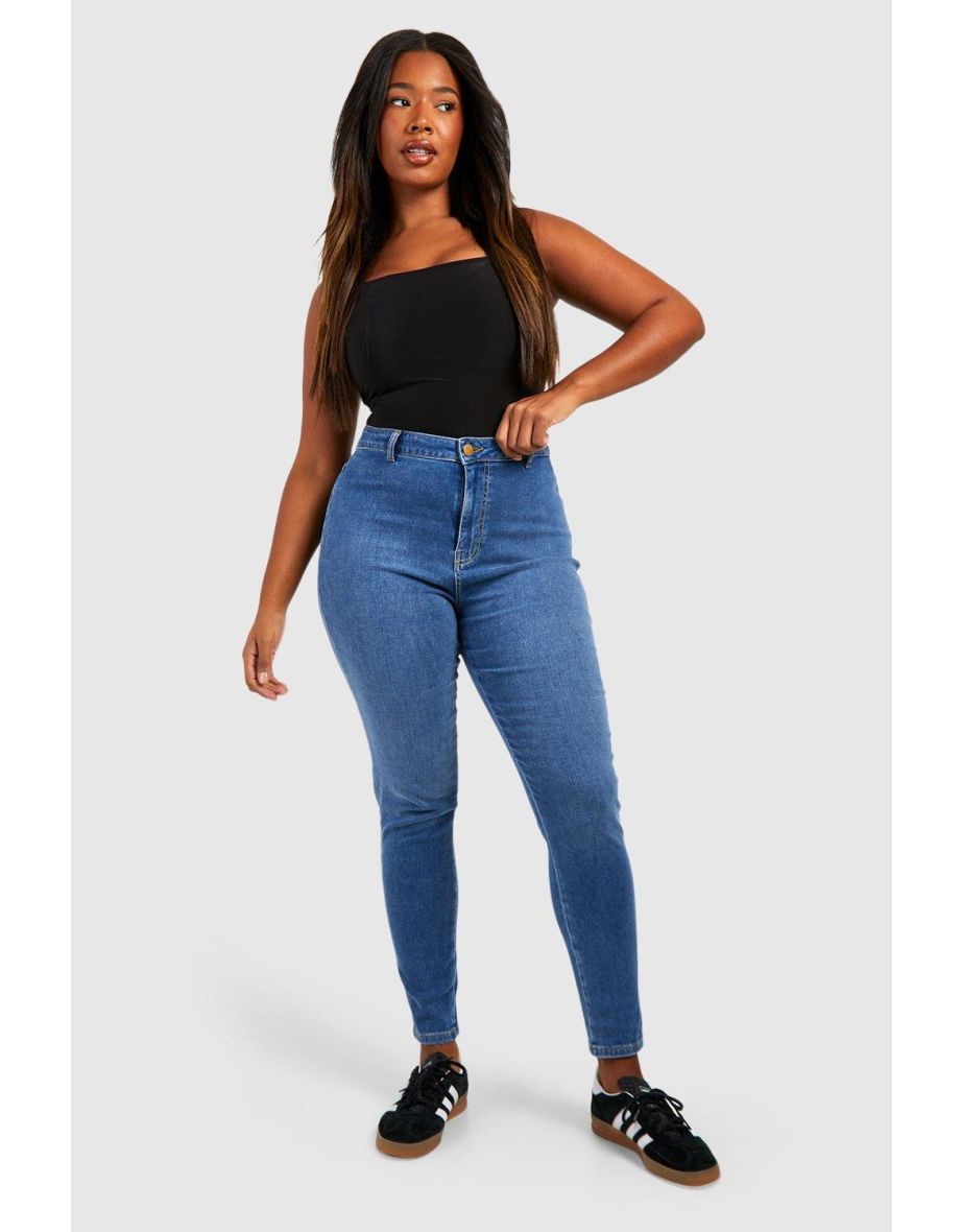 Plus High Waisted Disco Pants