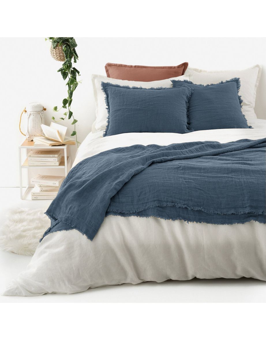 LINANGE Linen Bedspread