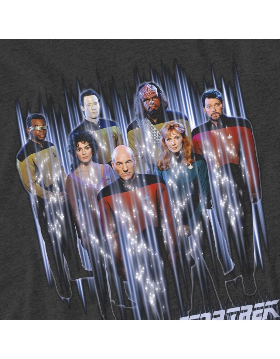 Star Trek Unisex Adult Beam Us Up T-Shirt - Charcoal - 3