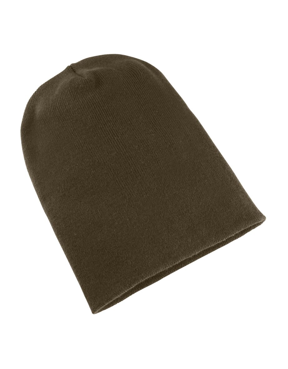 Yupoong Flexfit Unisex Heavyweight Long Beanie Winter Hat - Olive