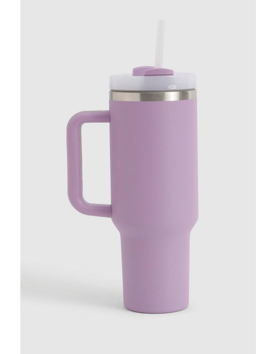 Stainless Steel Large Tumbler Cup - lilac