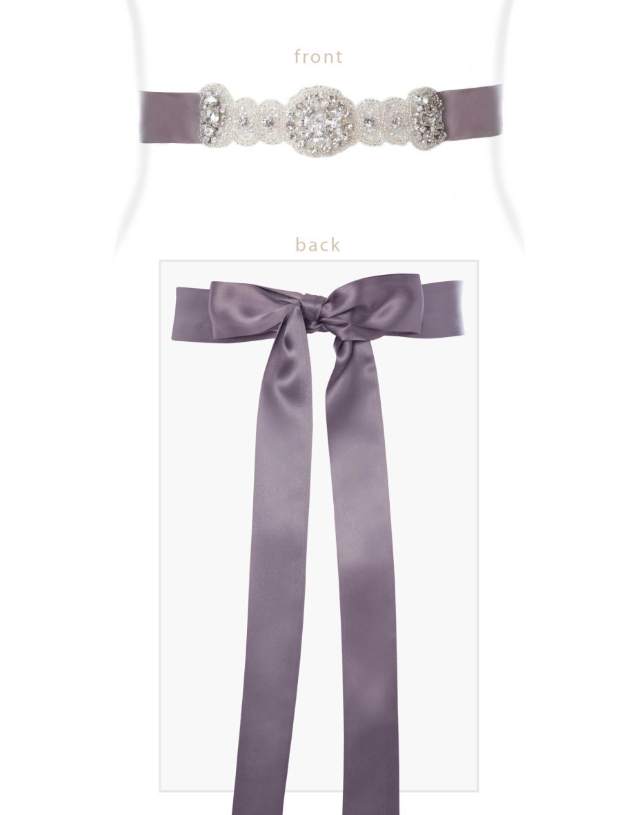 Aurelia Vintage Sash Charcoal
