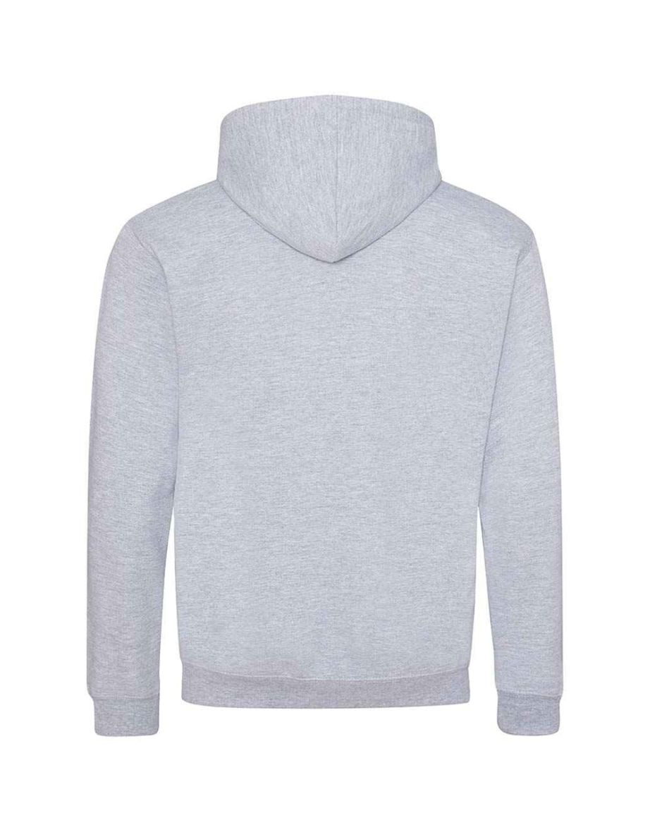 Awdis Mens Varsity Heather Full Zip Hoodie - Heather Grey/French Navy - 1