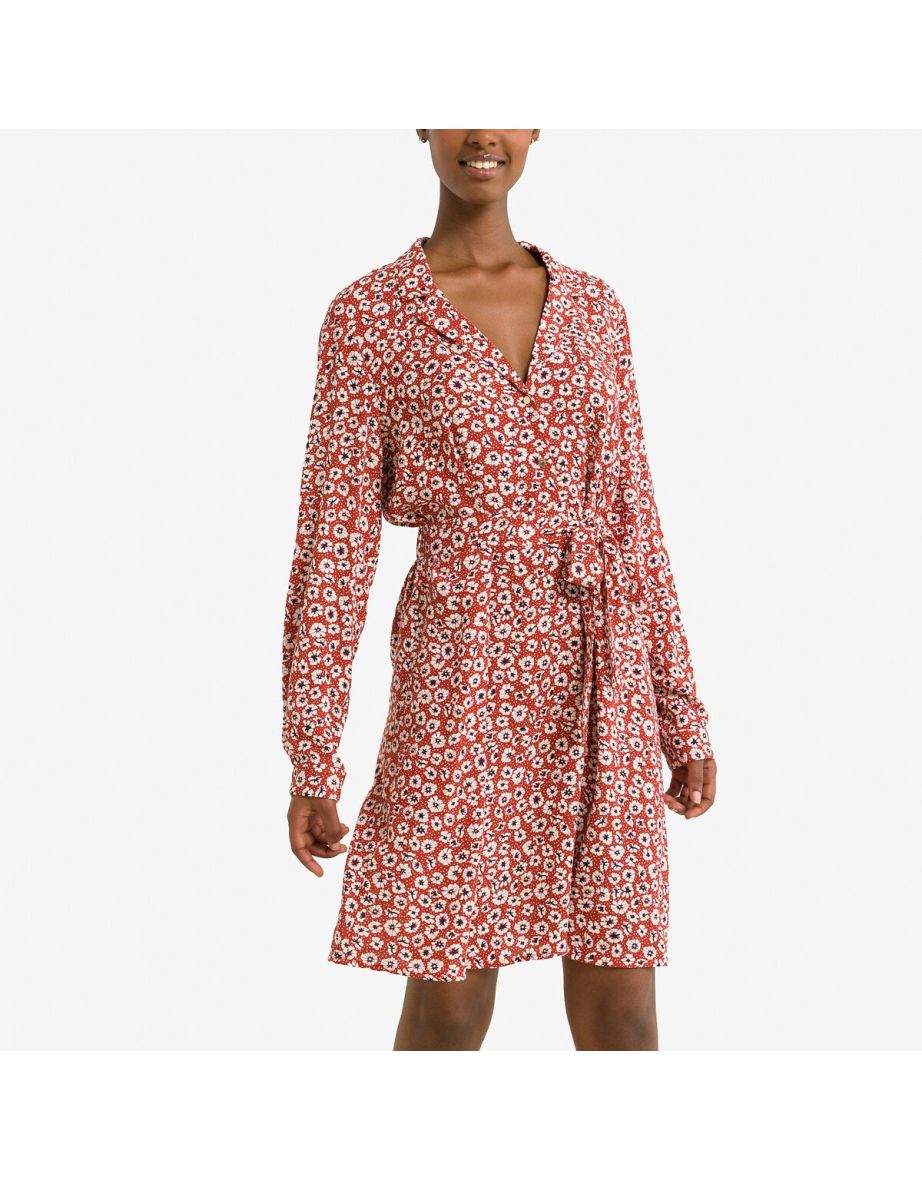 VERO Moda Printed Midi Slip Dress with Ruffle Bottom | Midi slip dress, Mid  length dresses, Slip dress