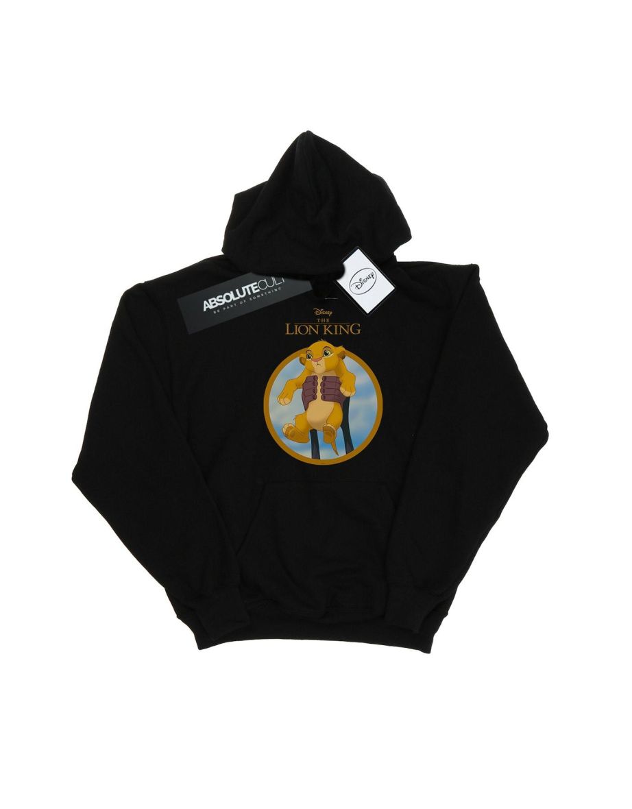 Disney Mens The Lion King Show Simba Hoodie - Black - 1