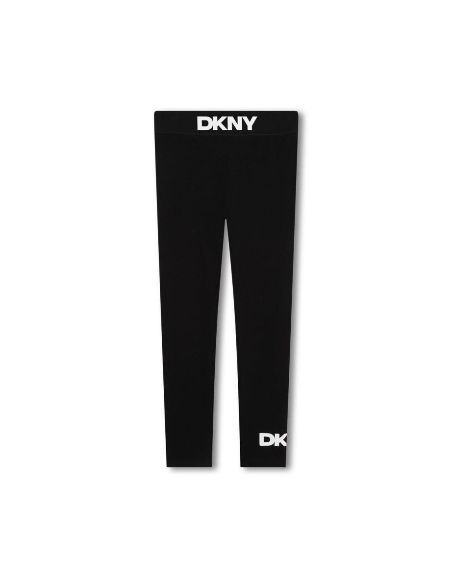 Dkny Logo Leggings Black