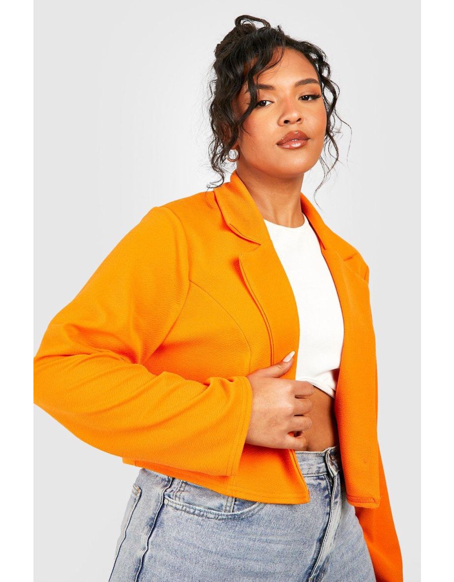 Plus size jersey blazer online