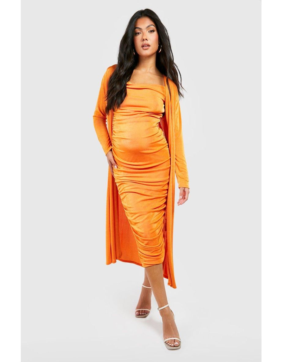 Maternity duster coat cheap