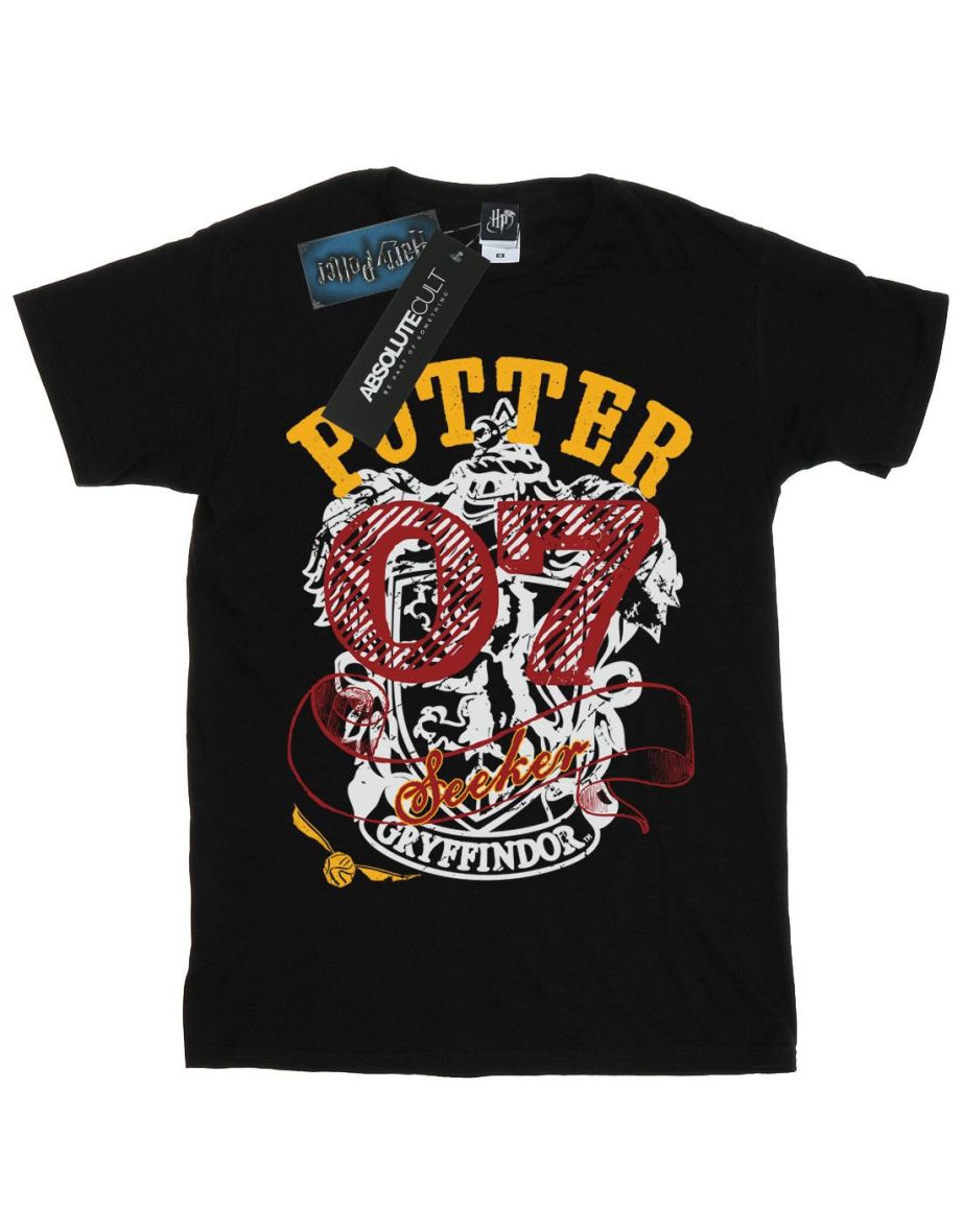 Harry Potter Boys Gryffindor Seeker T-Shirt - Black - 3