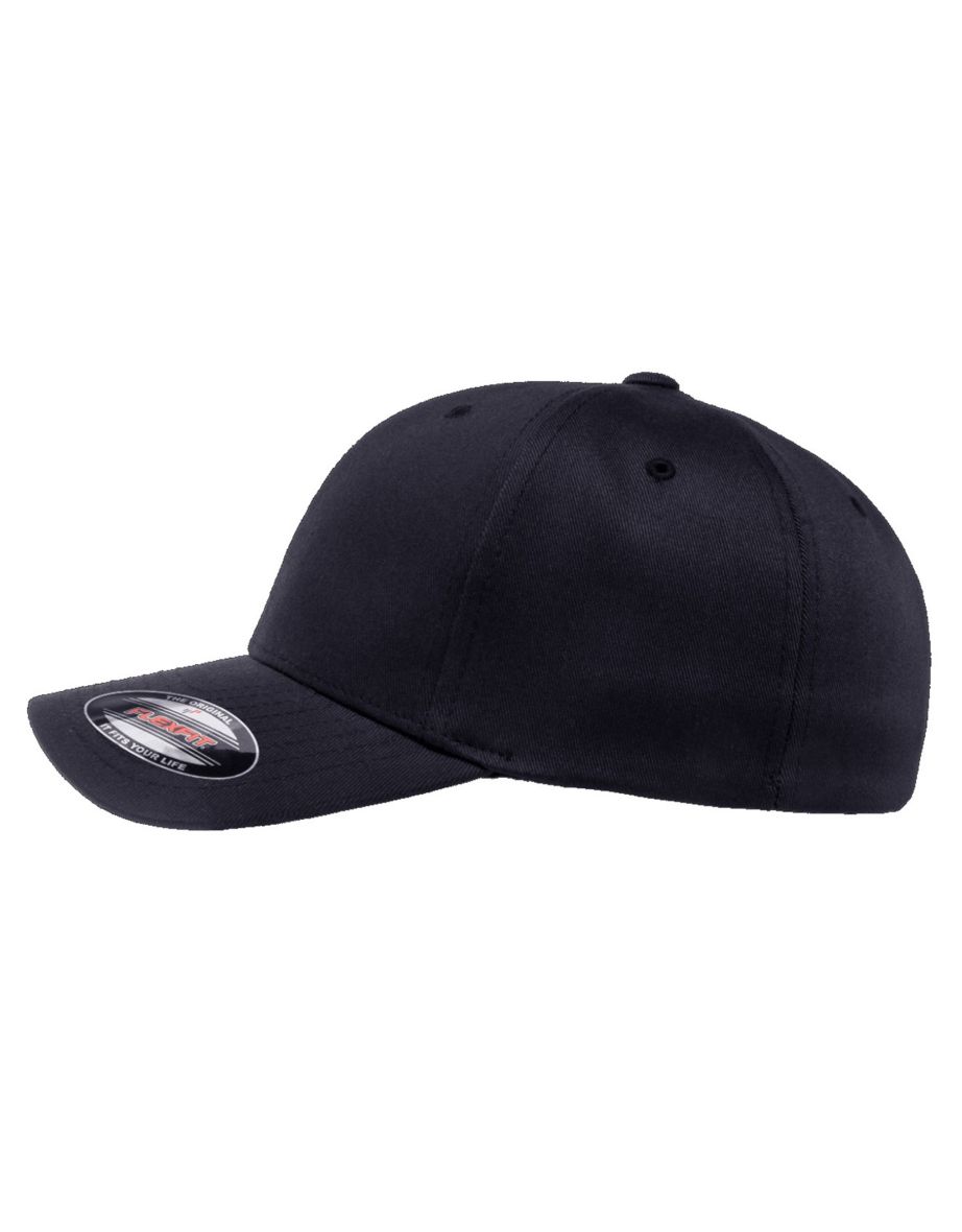 Yupoong Mens Flexfit Fitted Baseball Cap (Pack of 2) - Dark Navy - 1