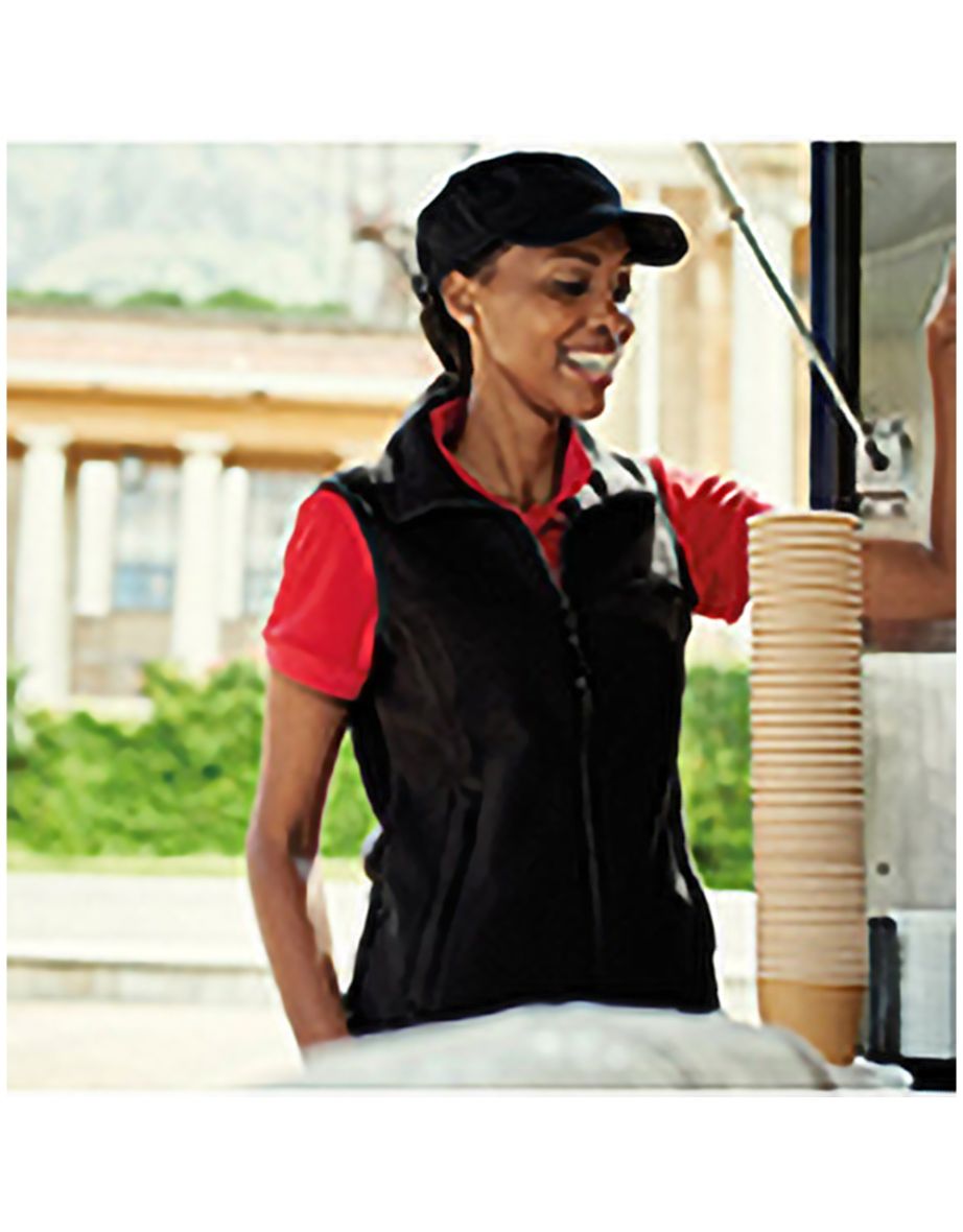Regatta Womens/Ladies Haber II 250 Series Anti-pill Fleece Bodywarmer / Sleeveless Jacket - Black - 1