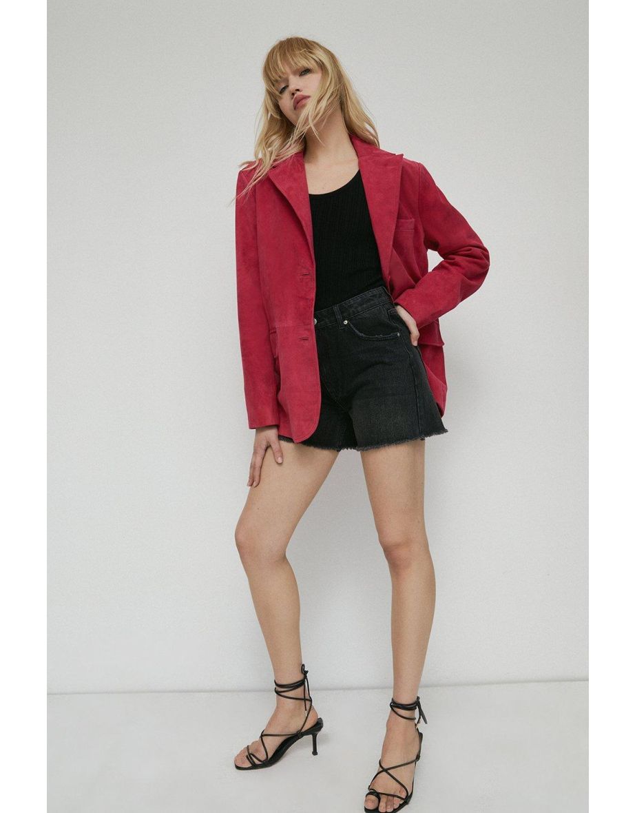 Warehouse suede jacket sale