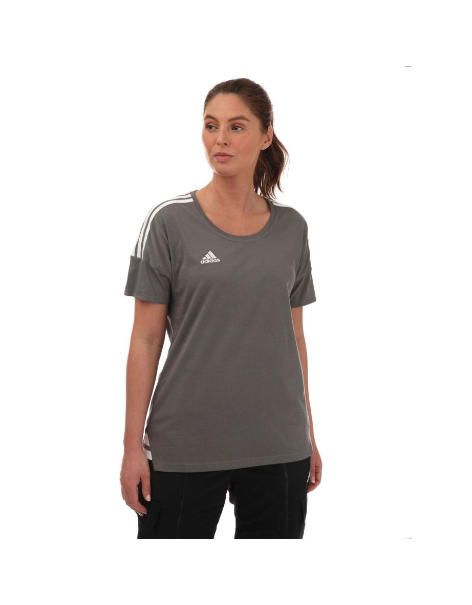 Women's adidas Condivo 22 T-Shirt in Grey
