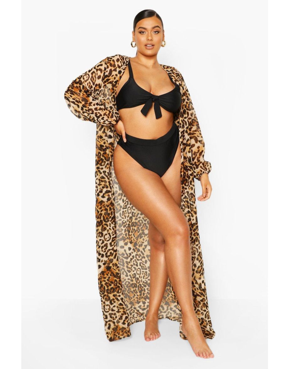 Plus size beach kimono on sale