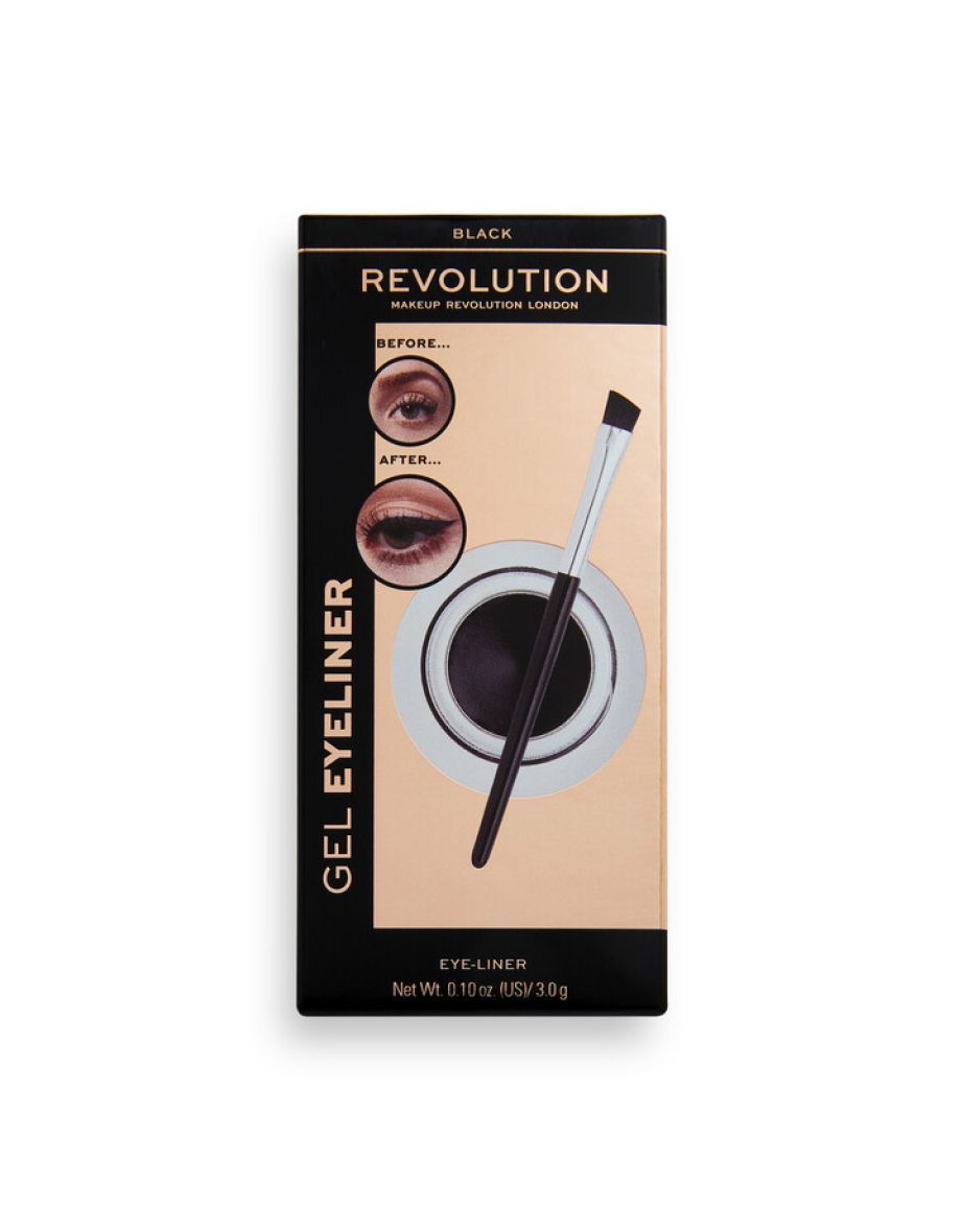 Revolution Gel Eyeliner Pot With Brush