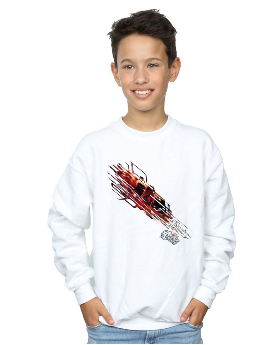 Boys avengers sweatshirt outlet