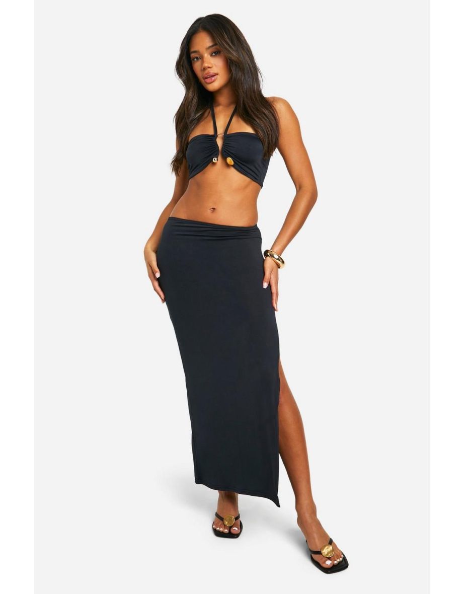 Maxi skirt with halter top best sale