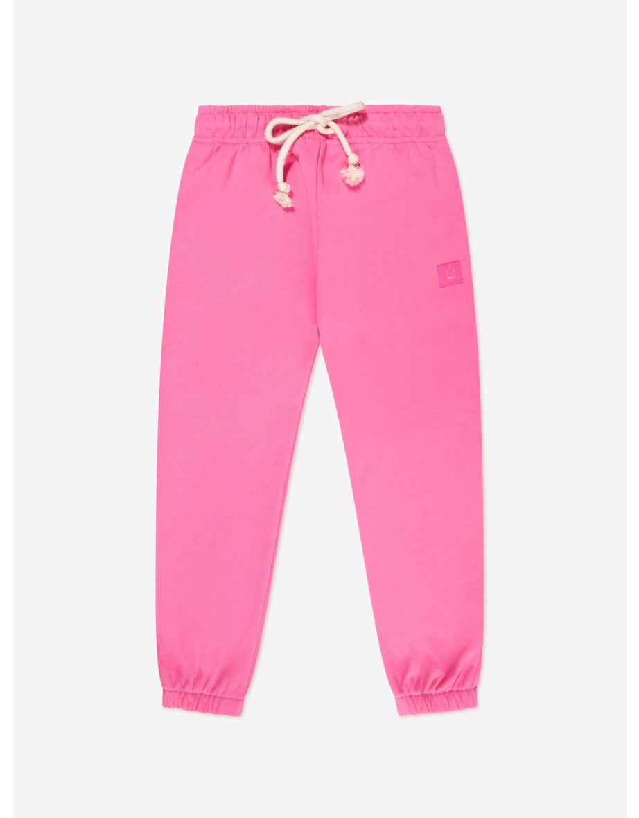 Kids Mini Frack X Face Joggers in Pink