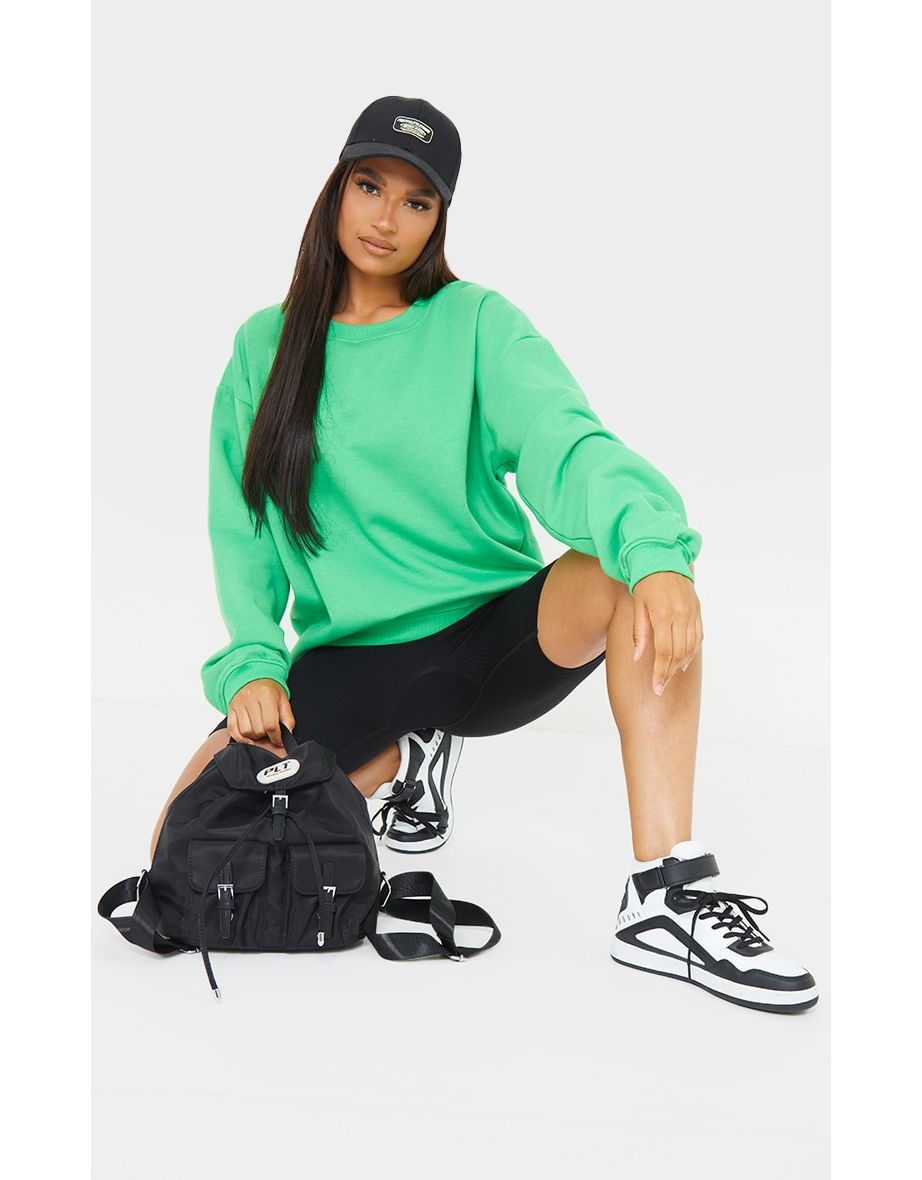 Recycled Green Oversized Sweatshirt
