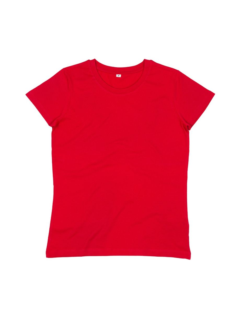 Mantis Womens/Ladies Organic T-Shirt - Red