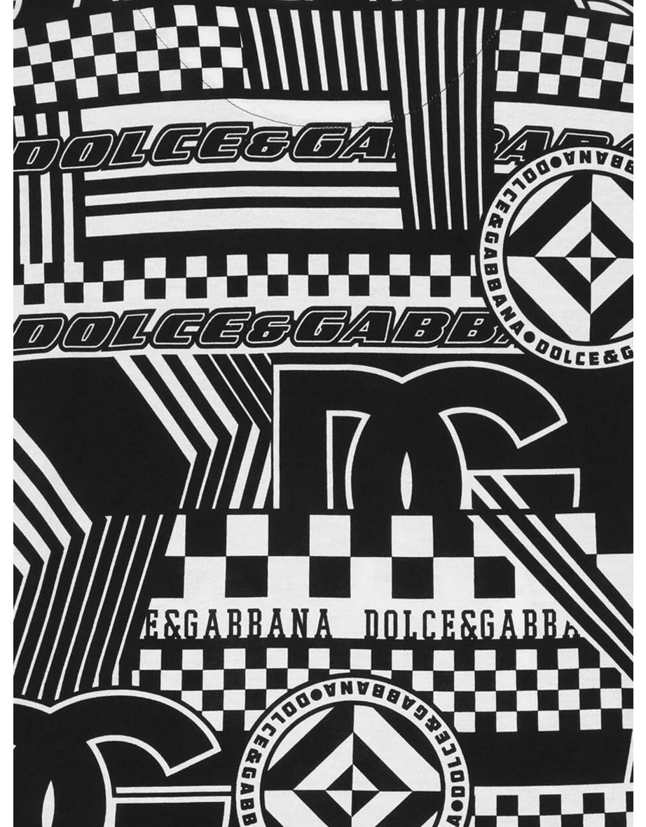 Boys DG Logo T-Shirt in Black - 4