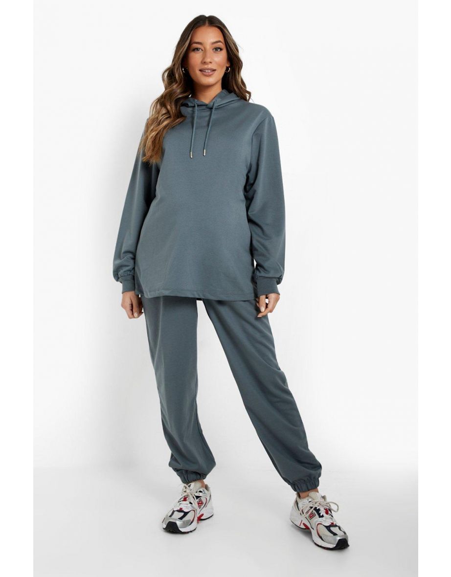 Maternity Hoodie & Joggers Loungewear Set - lead