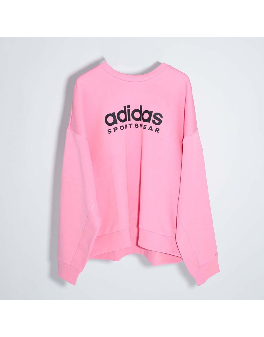 Shop Women s adidas All SZN Printed Crewneck Sweatshirt in Pink Online in Bahrain VogaCloset
