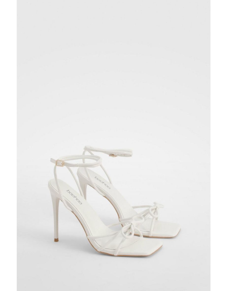 Caged strappy heels hot sale