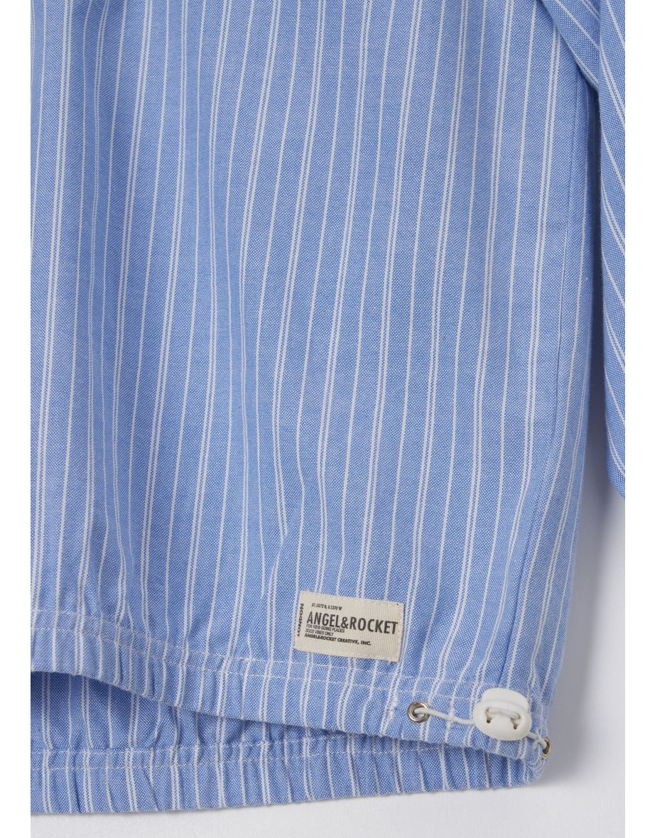 Leo Stripe Blue Hoodie - 5