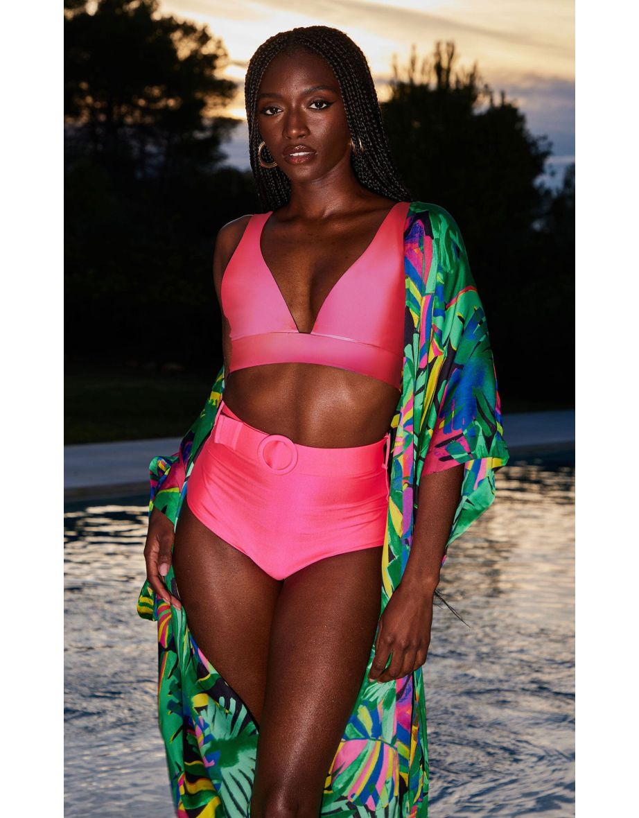 Kamala Kimono in Retro Tropic