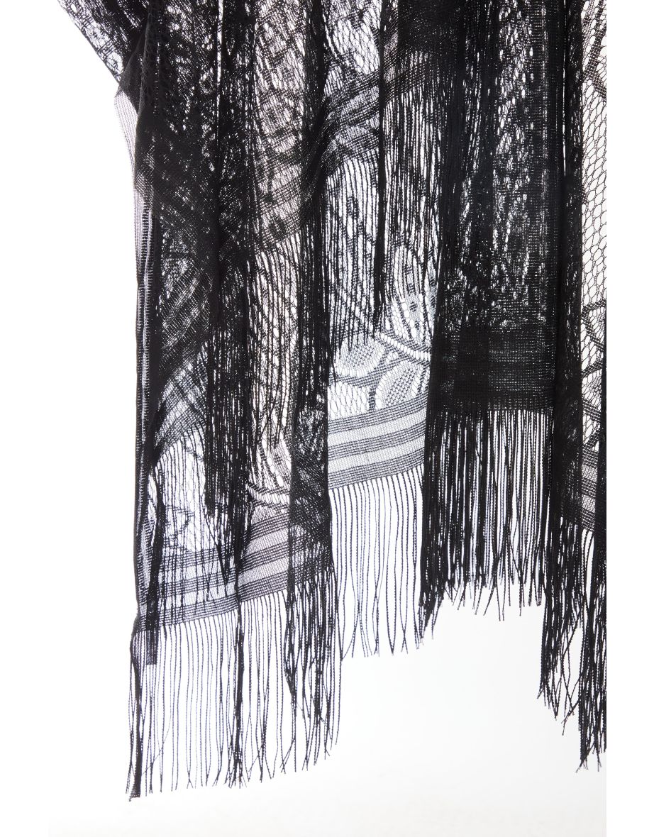 Quiz Black Lace Kimono - 5