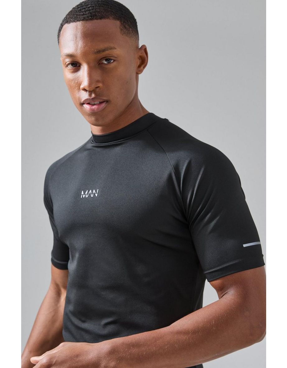 Man Active Compression T-shirt - black - 2