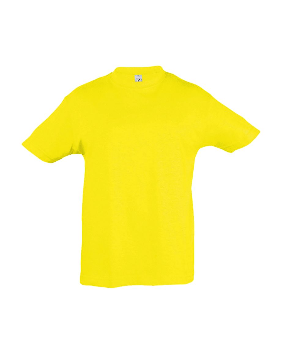 SOLS Kids Regent Short Sleeve T-Shirt - Lemon