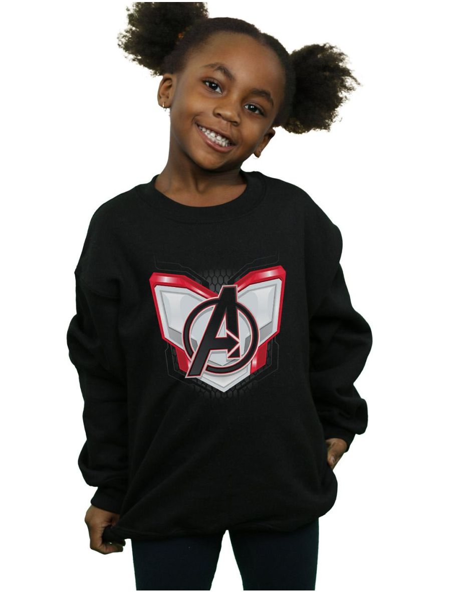 Shop Marvel Girls Avengers Endgame Quantum Realm Suit Sweatshirt Black Online in Qatar VogaCloset