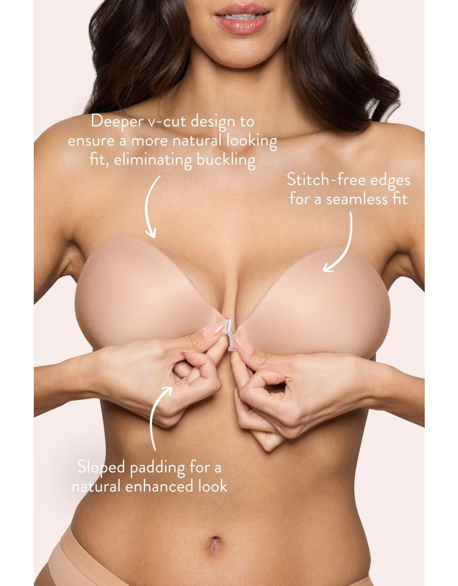 Magic Sticky Bra | Boomba Beige Padded Sticky Bra - 7