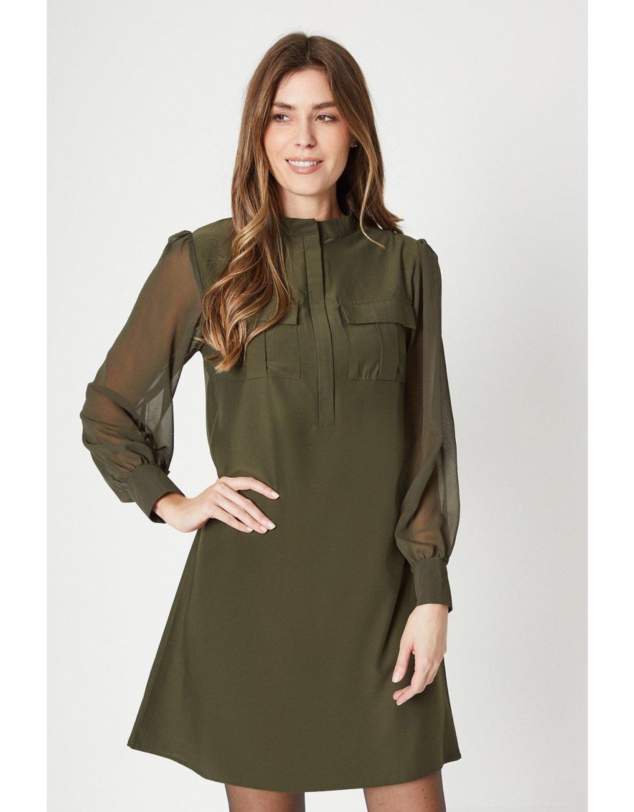 Utility shift clearance dress