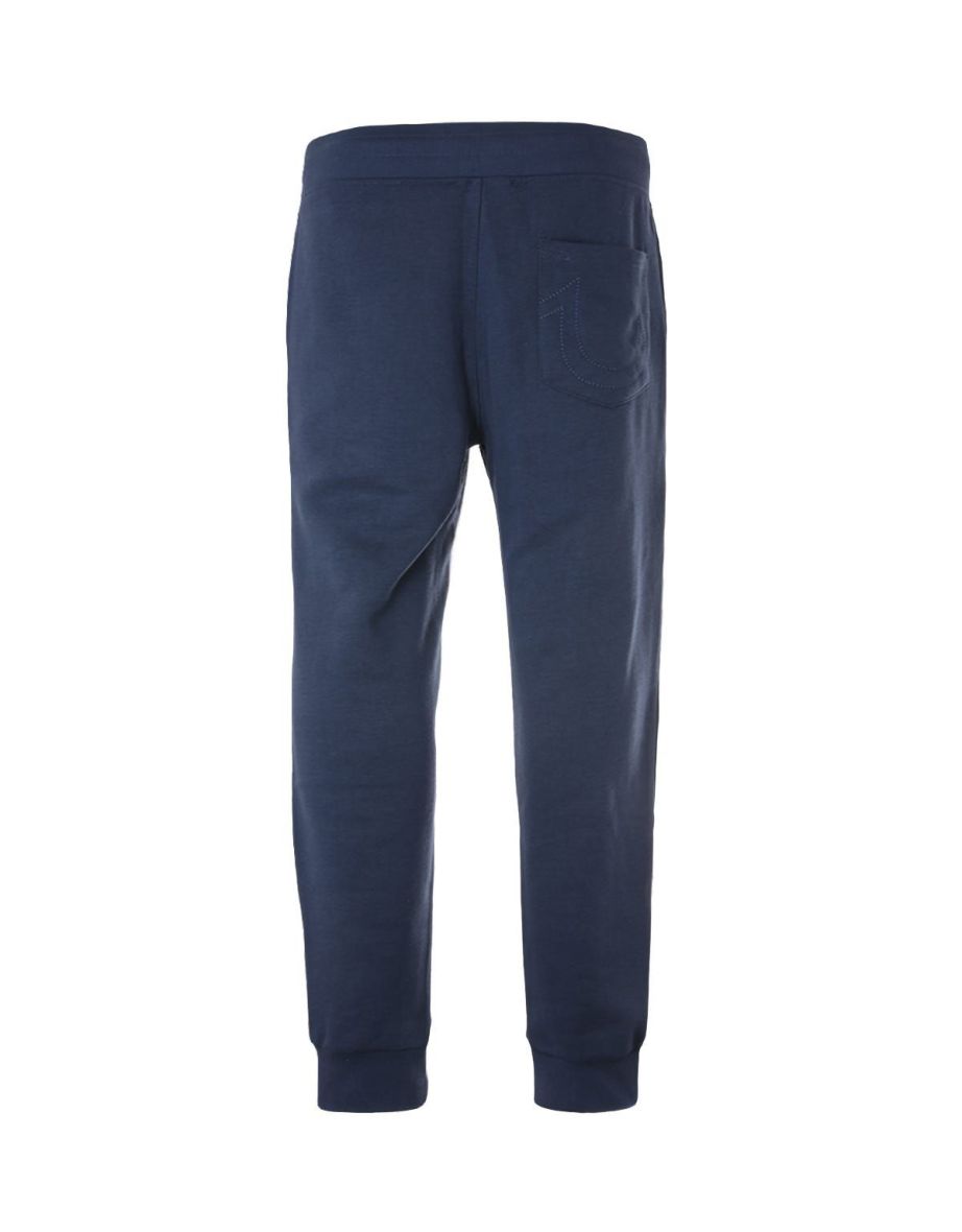 Men's True Religion Horseshoe Logo Joggers in Blue - 1