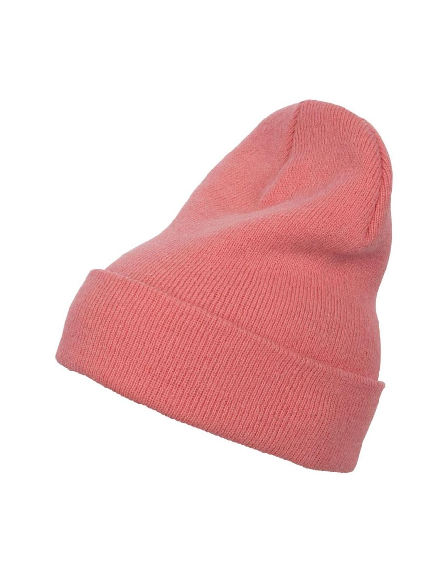 Yupoong Flexfit Unisex Heavyweight Long Beanie Winter Hat - Coral
